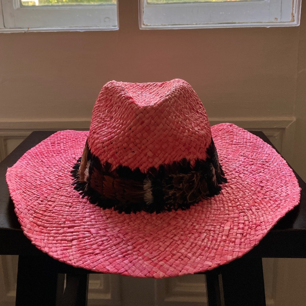VINTAGE/NEW FILIPPO CATARZI STRAW HAT